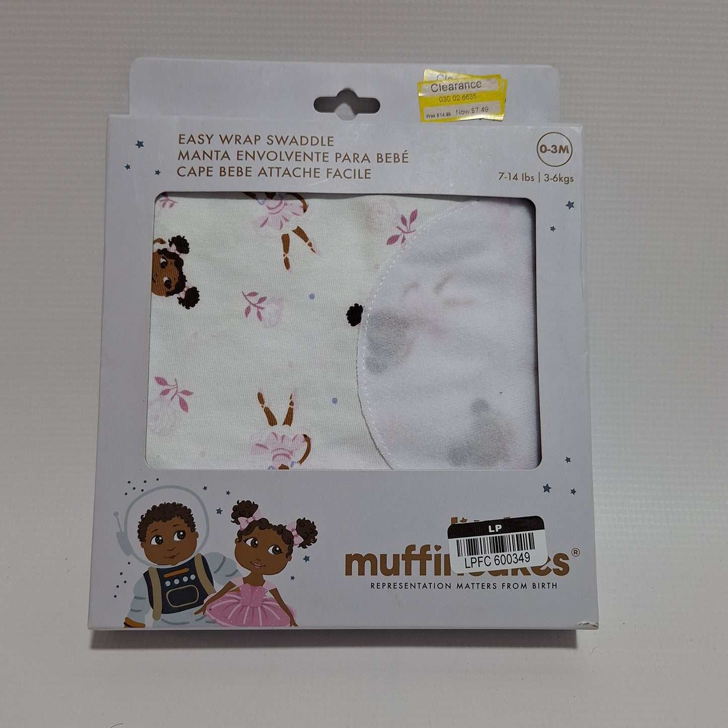 Little Muffincakes Easy Wrap Swaddle