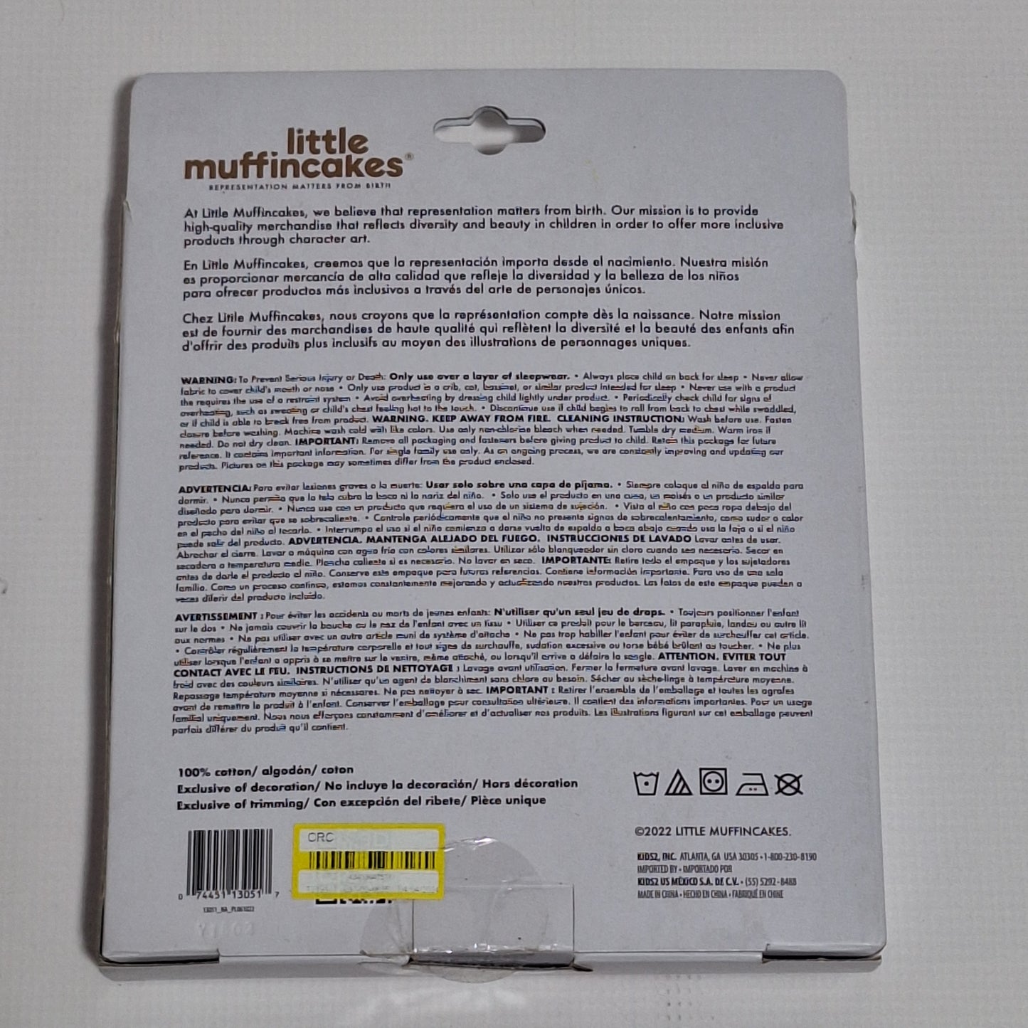 Little Muffincakes Easy Wrap Swaddle