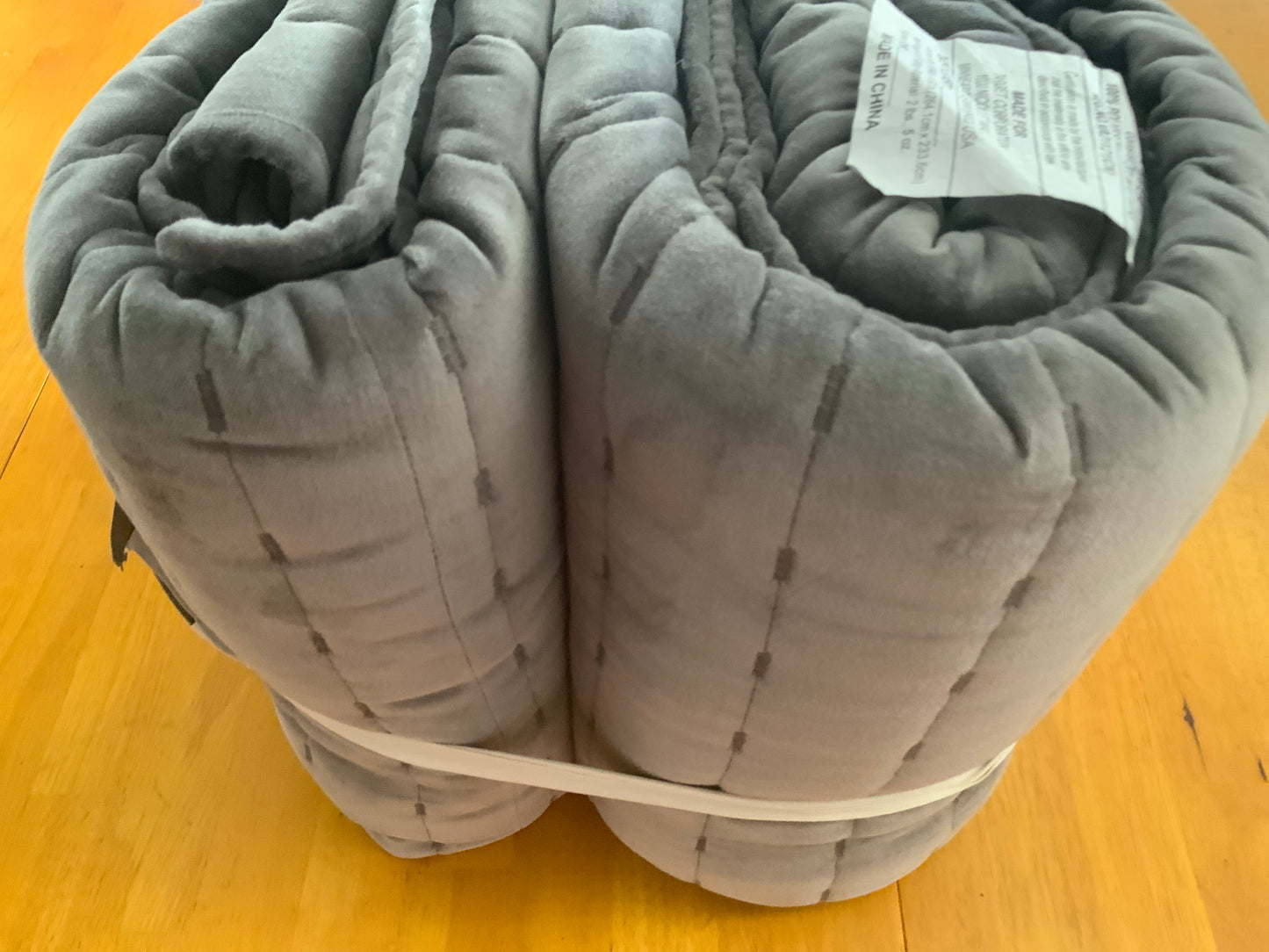 Velvet Channel Stitch Quilt - King