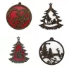 Wooden Ornament 4 Pack-1