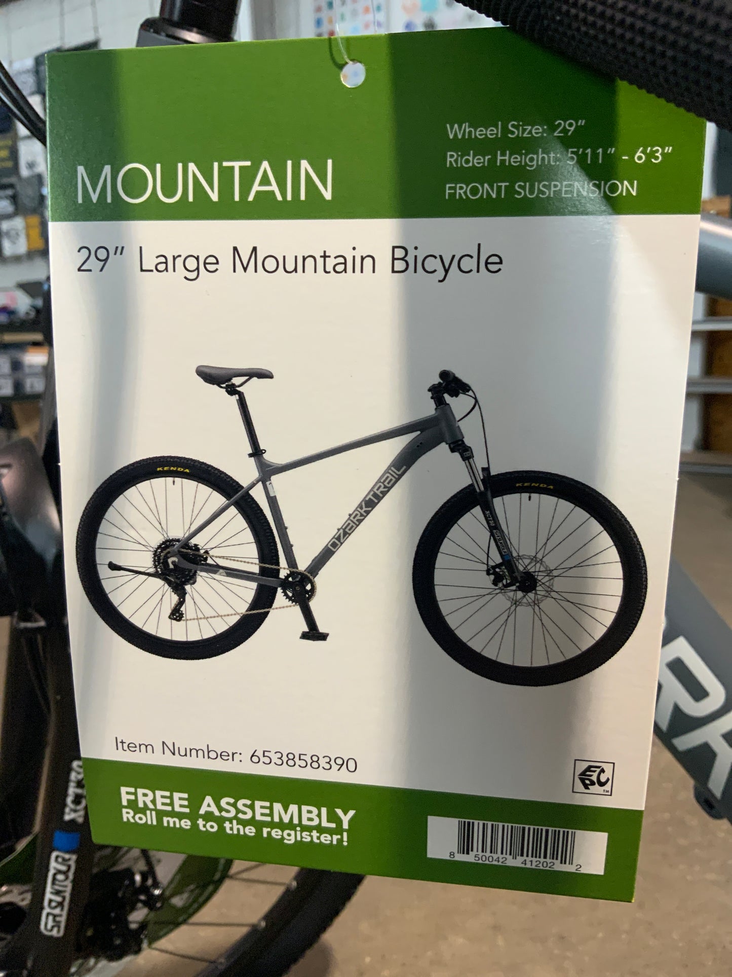 Ozark Trail 29 Inch Mountain Bike