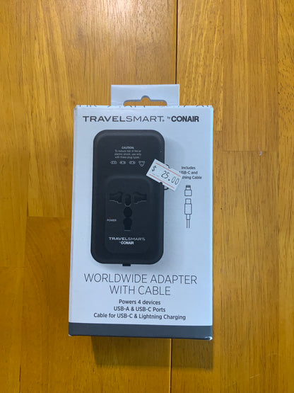 Travel Smart Worldwide Power Adapter